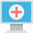 hospital, hospital records, monitor, online aid, online first aid