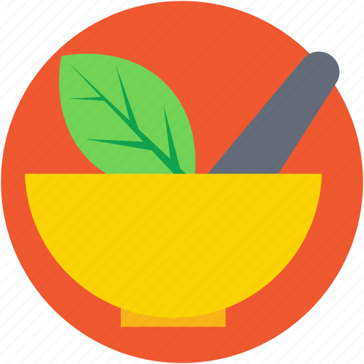 Herbal medicine, medicine bowl, mortar, pestle, pharmacy tool icon - Download on Iconfinder
