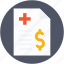 clinic bill, doctor fee, dollar, hospital bill, hospital expenses 