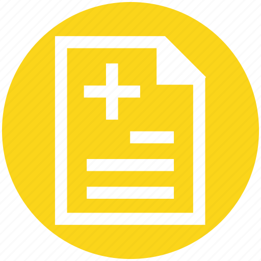Medical, medical paper, medical report, paper, records, report icon - Download on Iconfinder