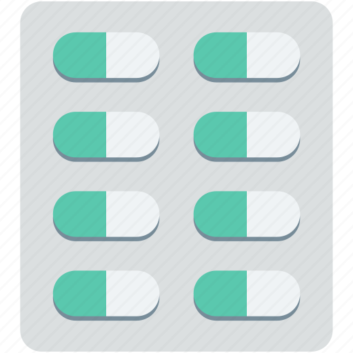 Capsule, drugs, medical pills, medication, pills strip icon - Download on Iconfinder