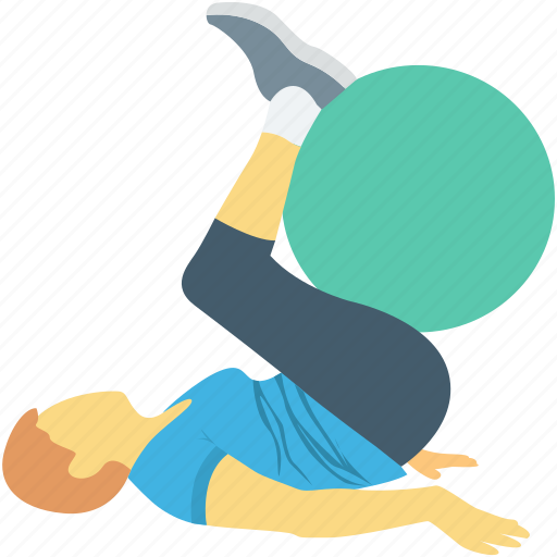 Ball exercise, body exercise, fitness, fitness ball, workout icon - Download on Iconfinder