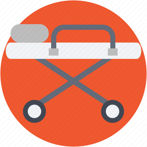 Hospital accessories, hospital bed, hospital stretcher, patient bed, stretcher icon - Download on Iconfinder
