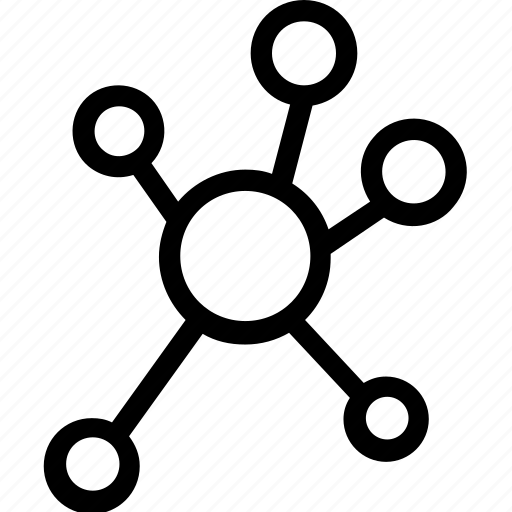 Atom, atom bond, electron, molecule, science icon - Download on Iconfinder