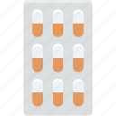 capsule, drugs, medical pills, medicines strip, pills strip