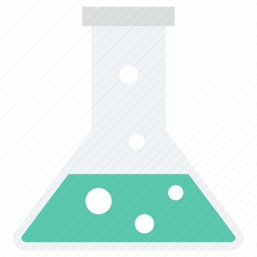 Chemical, conical flask, elementary flask, flask, lab flask icon - Download on Iconfinder
