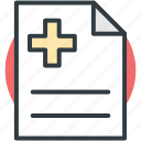 clipboard, medical report, medications, medicine chart, prescription