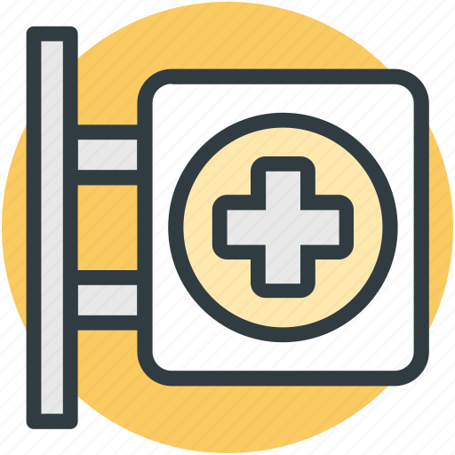 Hospital, hospital sign, hospital signboard, medical center, pharmacy signboard icon - Download on Iconfinder
