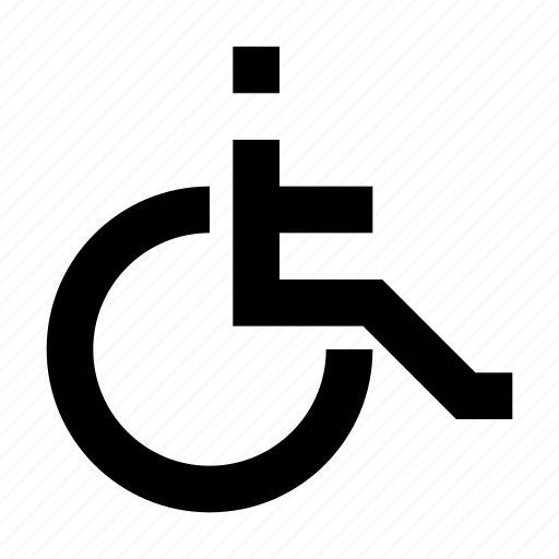 Disability, disabled, handicap, paraplegic, parking icon - Download on Iconfinder
