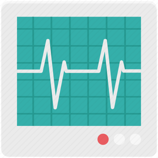 Ecg, ecg machine, electrocardiograph, heart check up, heart rate machine icon - Download on Iconfinder