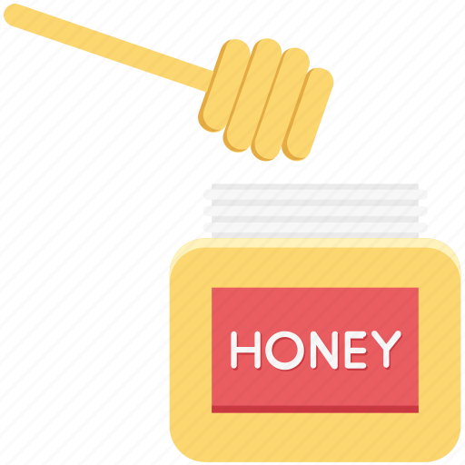Honey, honey dipper, honey dripping, honey drizzler, honey jar icon - Download on Iconfinder