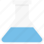 chemical, conical flask, erlenmeyer flask, flask, lab, lab accessories, laboratory experiment 
