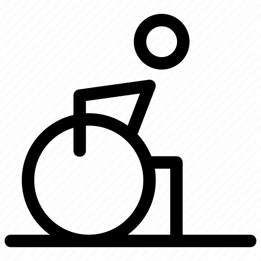 Wheelchair, disability, disabled, person, handicapped, wheel icon - Download on Iconfinder