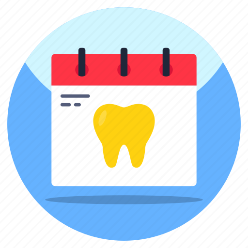 Dentist appointment, dentist schedule, planner, almanac, calendar icon - Download on Iconfinder