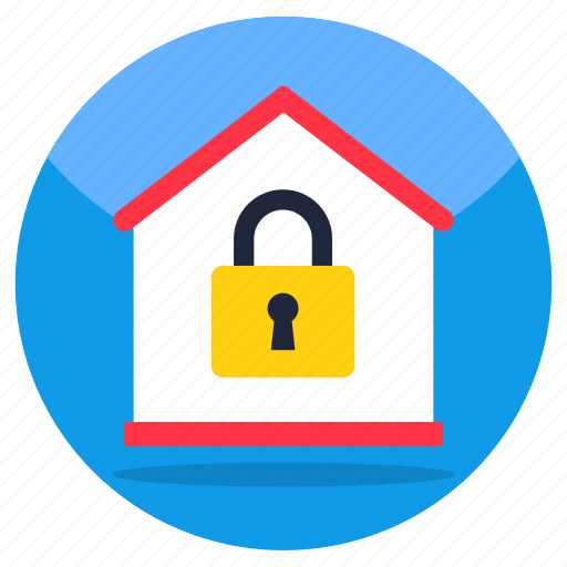 Stay home, stay safety, home security, home protection, home safety icon - Download on Iconfinder