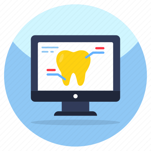 Online dental consultation, dental care, ehealthcare, dental app, online dentistry icon - Download on Iconfinder
