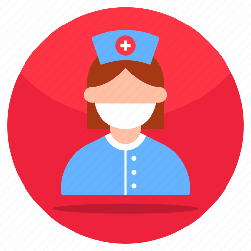 Medical staff, nurse, doctor assistant, female staff, hospital attendant icon - Download on Iconfinder