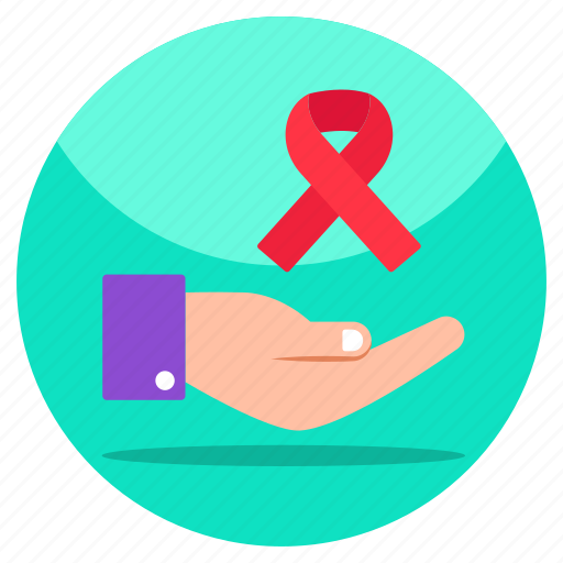 Awareness ribbon, cancer ribbon, breast cancer, folding ribbon, cancer awareness icon - Download on Iconfinder