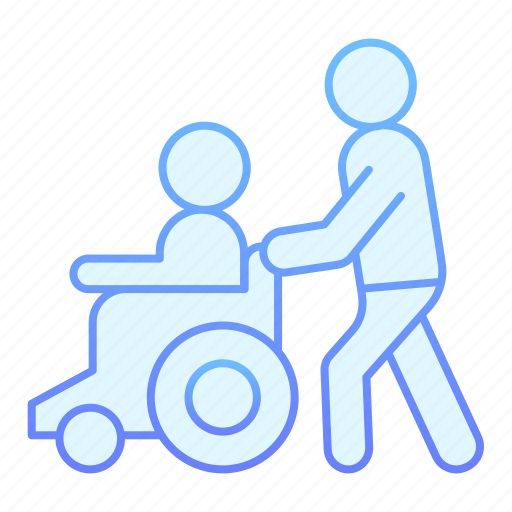 Wheelchair, care, disability, help, medical, medicine, disabled icon - Download on Iconfinder