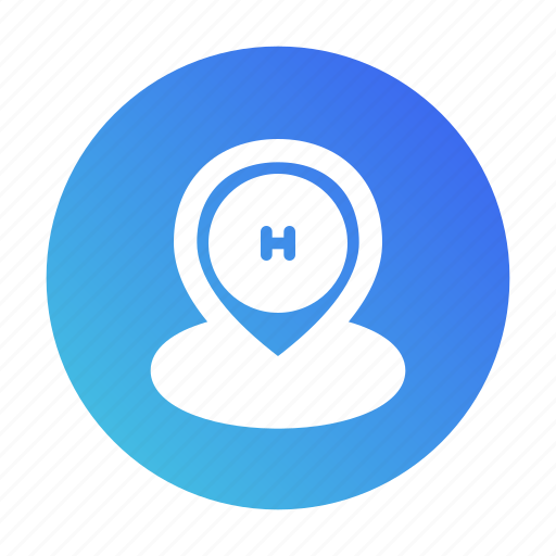 H, hospital, locationmap, medical, place icon - Download on Iconfinder