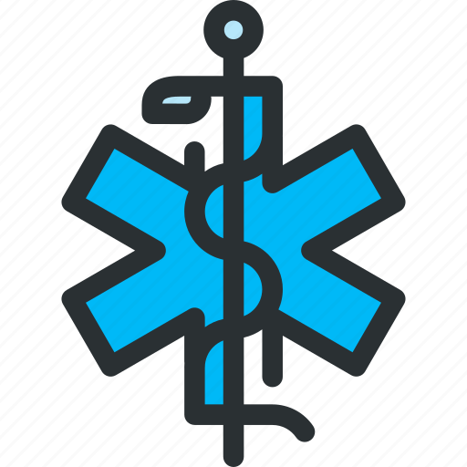 Ambulance, caduceus, cross, health, healthcare, medical, snake icon - Download on Iconfinder