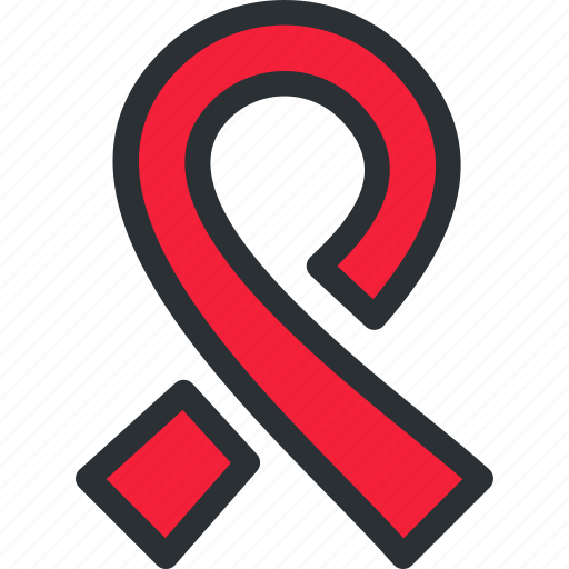Aids, awareness, breast, cancer, health, medical, ribbon icon - Download on Iconfinder