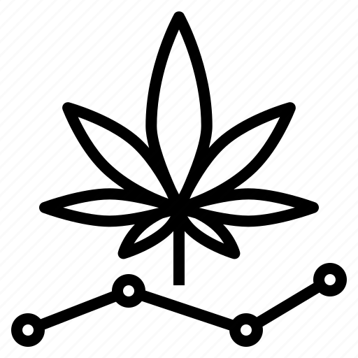 Cannabis, herb, marijuana, report, statistics, trend icon - Download on Iconfinder