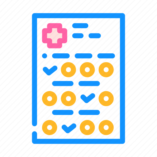 Medical, health, test, blood, questionnaire, checkup icon - Download on Iconfinder