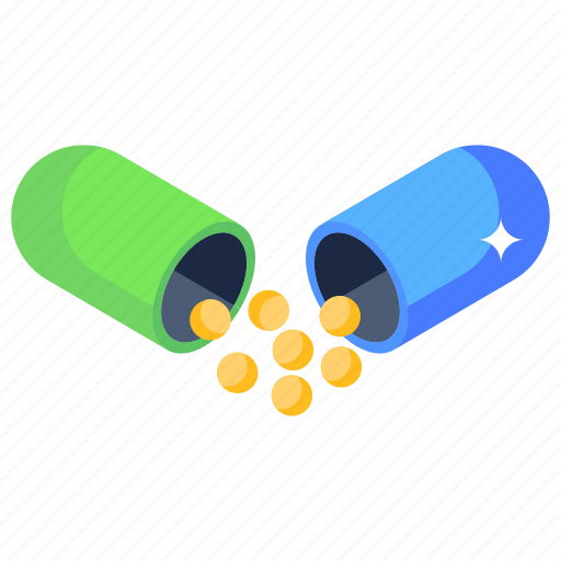 Capsule, medication, medical treatment, drugs, pharmaceutical capsule icon - Download on Iconfinder