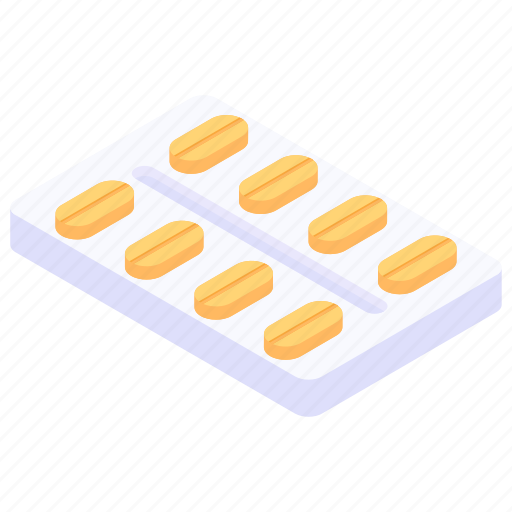 Medicine strip, capsule strip, medication, capsules, medical treatment icon - Download on Iconfinder