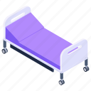 hospital bed, patient bed, emergency bed, hospital furniture, stretcher 