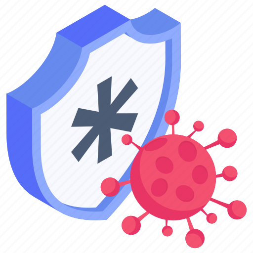 Bacteria shield, germs shield, virus protection, corona protection, medical protection icon - Download on Iconfinder