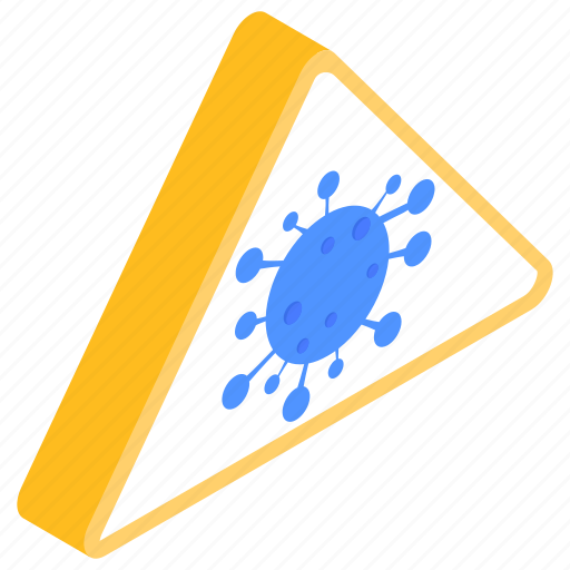 Coronavirus alert, microbe, virus caution, bacterium, bacillus icon - Download on Iconfinder