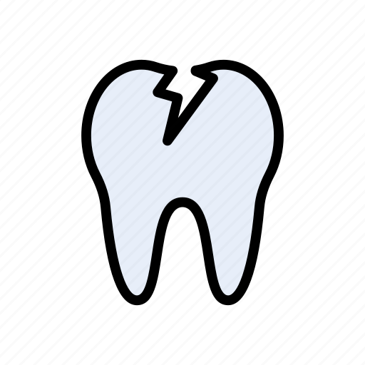 Broken, medical, oral, pain, teeth icon - Download on Iconfinder
