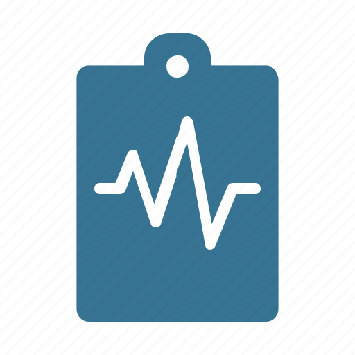 Cardiogram, elements, hospital, medical, report icon - Download on Iconfinder