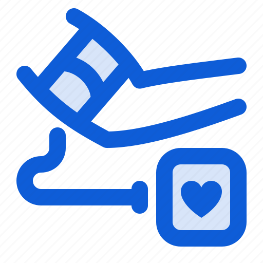 Sphygmomanometer, hand, blood, pressure, medical, equipment, measuring icon - Download on Iconfinder