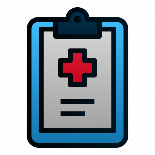 Clipboard, document, hospital, medical, office, paper, report icon - Download on Iconfinder