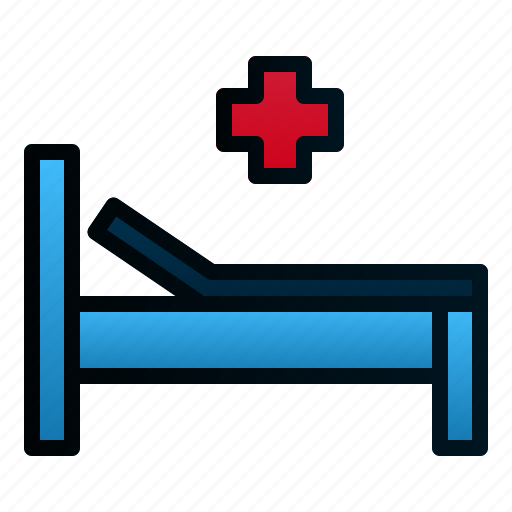 Bed, care, furniture, healthcare, hospital, medical, room icon - Download on Iconfinder