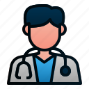 avatar, doctor, hospital, male, man, people, profession
