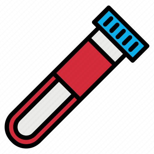Blood, chemistry, laboratory, research, science, test, tube icon - Download on Iconfinder