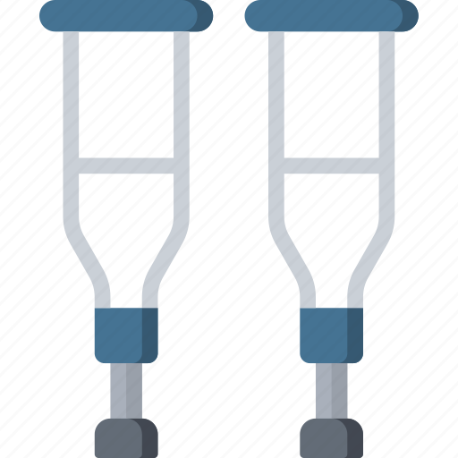 Crutches, crutches crutch, health care, hospital, medical icon - Download on Iconfinder