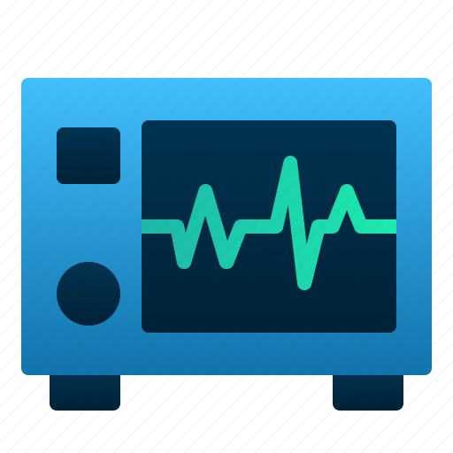 Beat, electrocardiograph, hearth, hospital, machine, tools icon - Download on Iconfinder