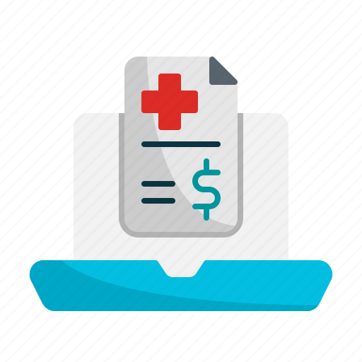 Bill, billing, invoice, medical, online, payment, report icon - Download on Iconfinder