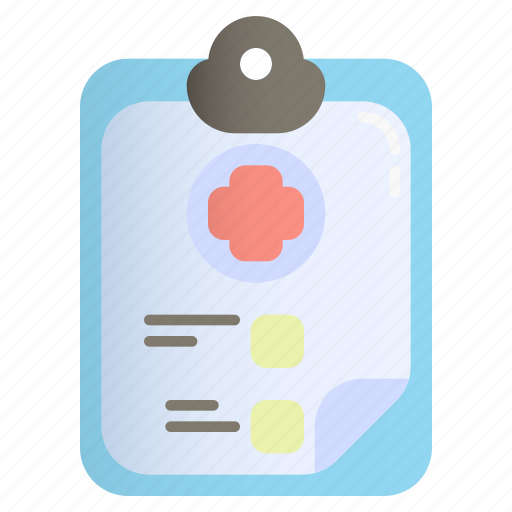 Medical, report, hospital, clinic, document, healthcare, diagnosis icon - Download on Iconfinder