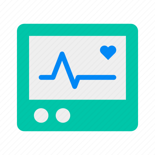 Cardiac, cardiology, healthcare, heart rate, heartbeat, hospital, monitor icon - Download on Iconfinder
