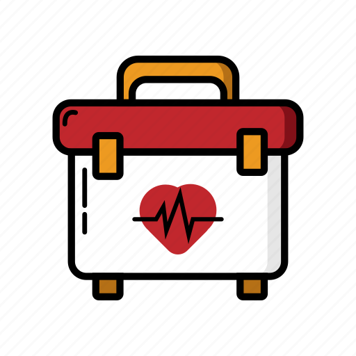 Medical, bag, heart, health, emergency, hospital, doctor icon - Download on Iconfinder