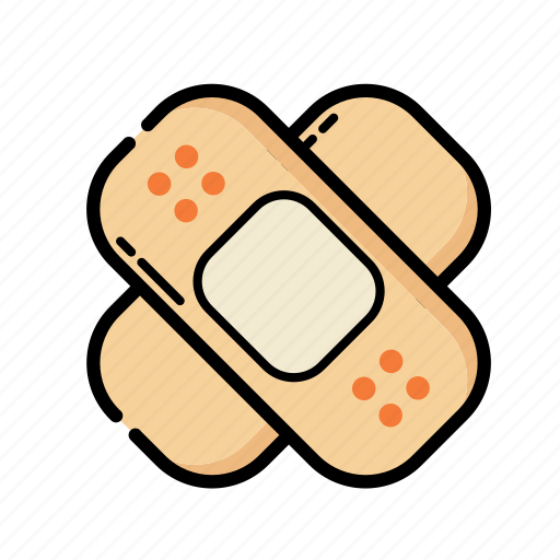 Medical, band, aid, healthcare, care, treatment, wound icon - Download on Iconfinder