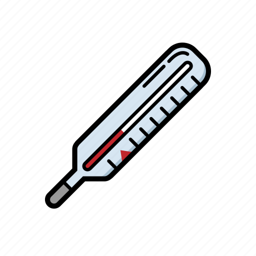 Medical, thermometer, fever, health, flu, medical device, mercury thermometer icon - Download on Iconfinder