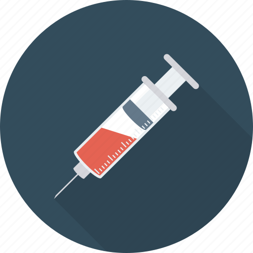 Blood, medical, needle, shot, syringe icon - Download on Iconfinder