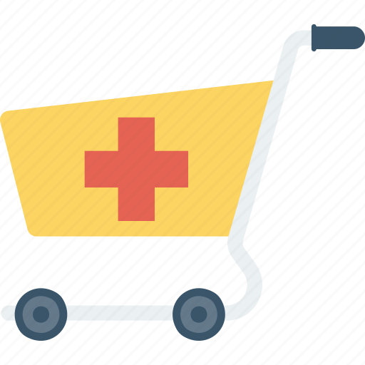 Cart, medical, pharmacy, supplies icon - Download on Iconfinder